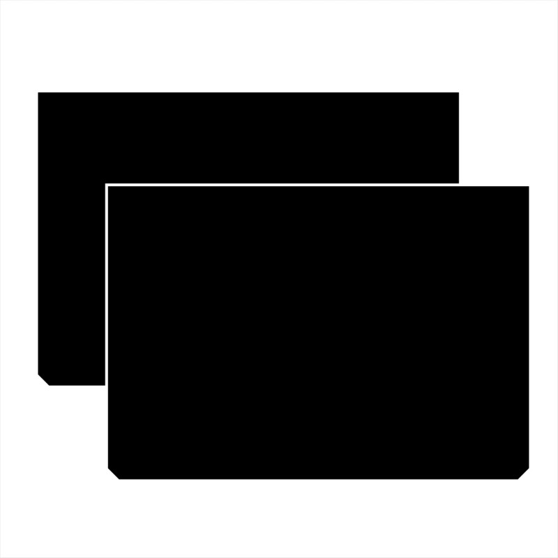 Set 2 buc. Aparatori Noroi din cauciuc (53 x 37cm) - AVX-APN53x37 - AVEX