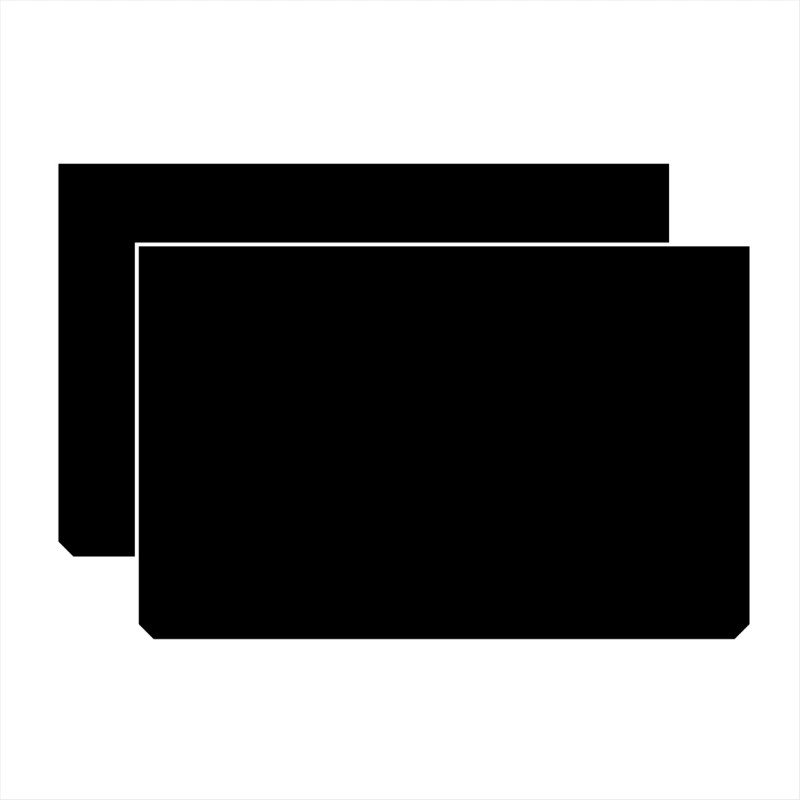 Set 2 buc. Aparatori Noroi din cauciuc (62 x 40cm) - AVX-APN62x40 - AVEX