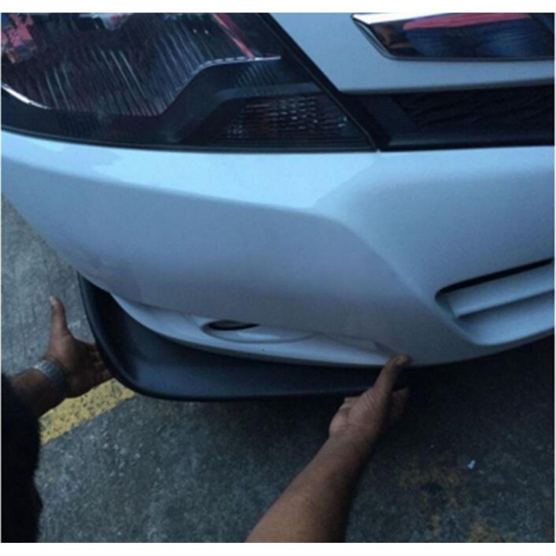 Set 2 buc. aripioare Racing, prelungire bara tuning din plastic culoare neagra