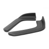 Set 2 buc. aripioare Racing, prelungire bara tuning din plastic culoare neagra