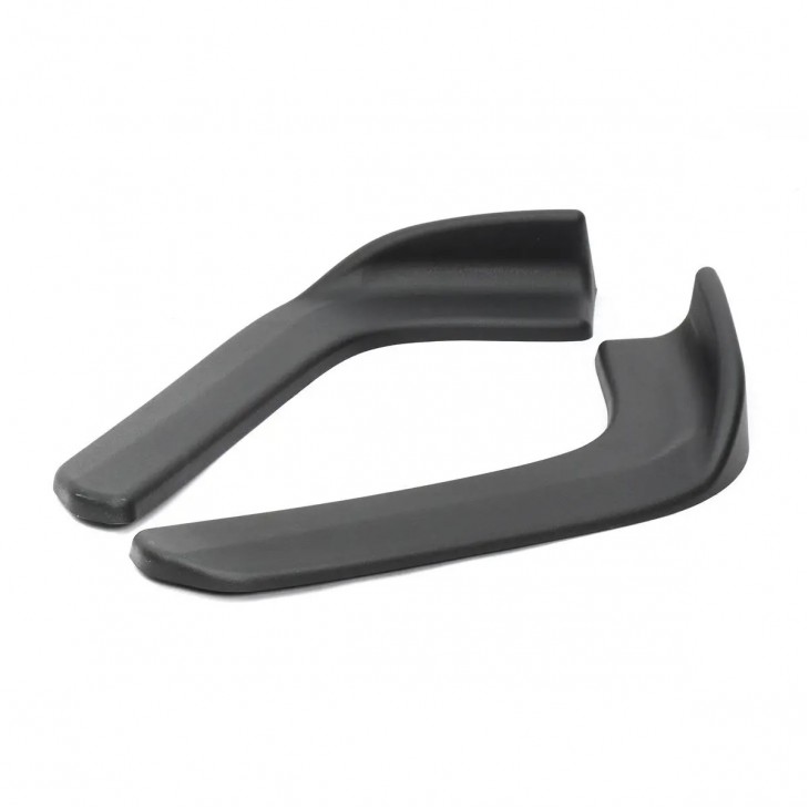 Set 2 buc. aripioare Racing, prelungire bara tuning din plastic culoare neagra - AVX-T090317-5 - AVEX
