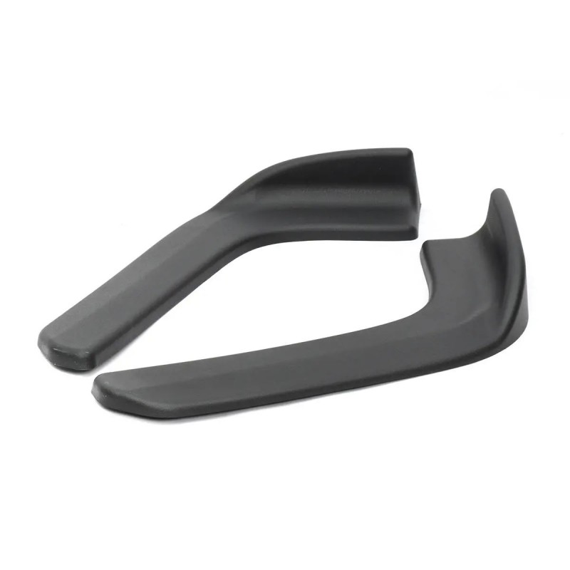 Set 2 buc. aripioare Racing, prelungire bara tuning din plastic culoare neagra