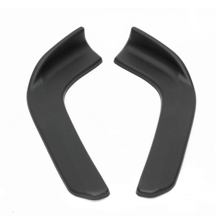 Set 2 buc. aripioare Racing, prelungire bara tuning din plastic culoare neagra - AVX-T090317-5 - AVEX