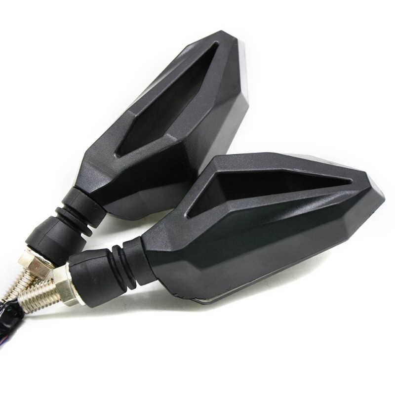 Set 2 lampi Semnalizare Moto cu LED, cu 2 functii, pozitie si semnalizare, 12V - AVX-T181220-1 - AVEX