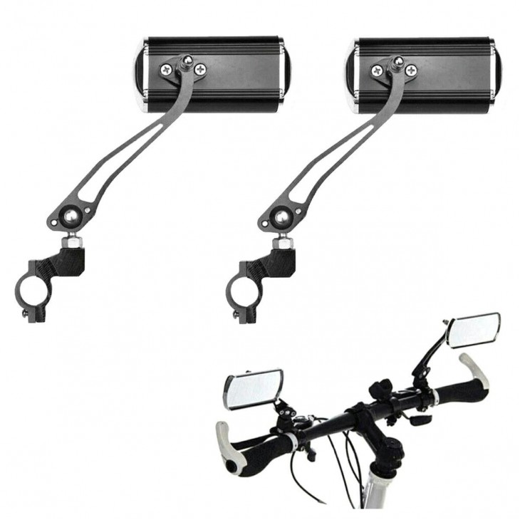 Set 2 oglinzi retrovizoare pentru bicicleta, trotineta, scuter, AVX-RW16A - AVX-RW16A - AVEX