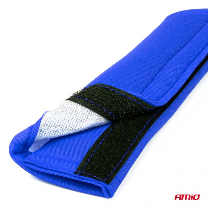 Set 2 perne de protectie pentru centura, culoare Albastra - AVX-AM03240 - AMIO