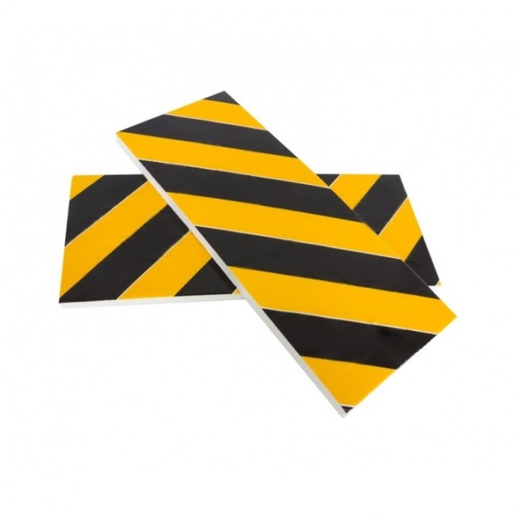 Set 2 placi de protectie coliziune portiera auto pentru garaje sau parcari, 50 x 20 cm - AVX-AG566 - AVEX