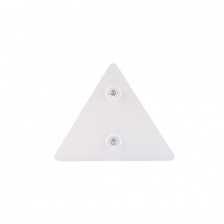 Set 2 triunghiuri de avertizare reflectorizante pentru remorci, culoare rosie, dimensiune 15 x 15 cm - AVX-AME1405 - AMIO