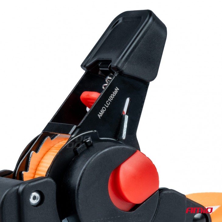 Set 2 x Chingi de asigurare marfa cu retractare automata, 200kg, dimensiune 18mm x 2m, model S-TYPE, AVX-AM03323 - AVX-AM03323 - AMIO