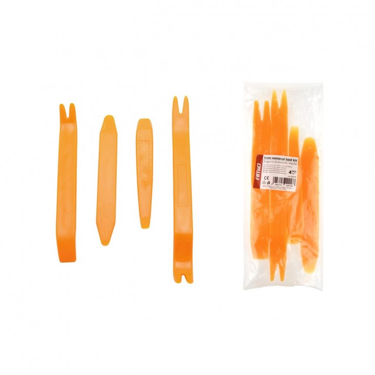 Set 4 buc. cleme extractoare pentru demontat tapiterie auto - AVX-AM02418 - AMIO