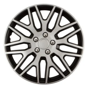Set 4 capace roti model DAKAR 15" - SILVER & BLACK, VERSACO