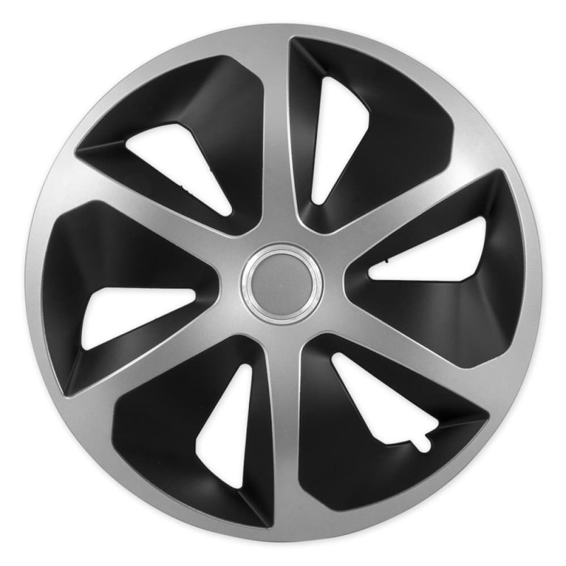 Set 4 capace roti model Rocco II, 14 inch, cu inel cromat - AVX-ROCCO2-14 - AVEX