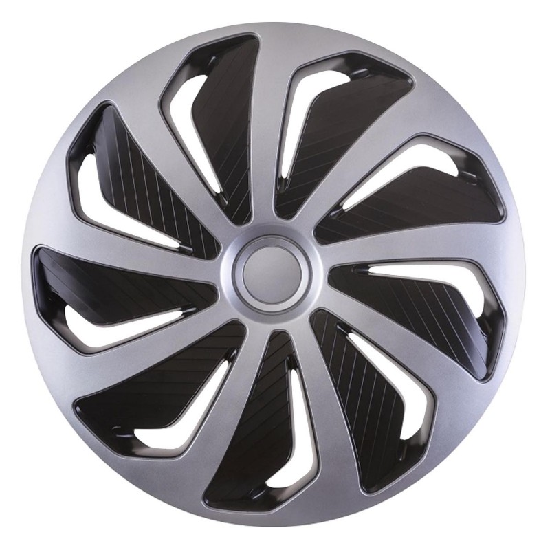 Set 4 capace roti model WIND 15 - SILVER & BLACK - AVX-AM10671 - VERSACO