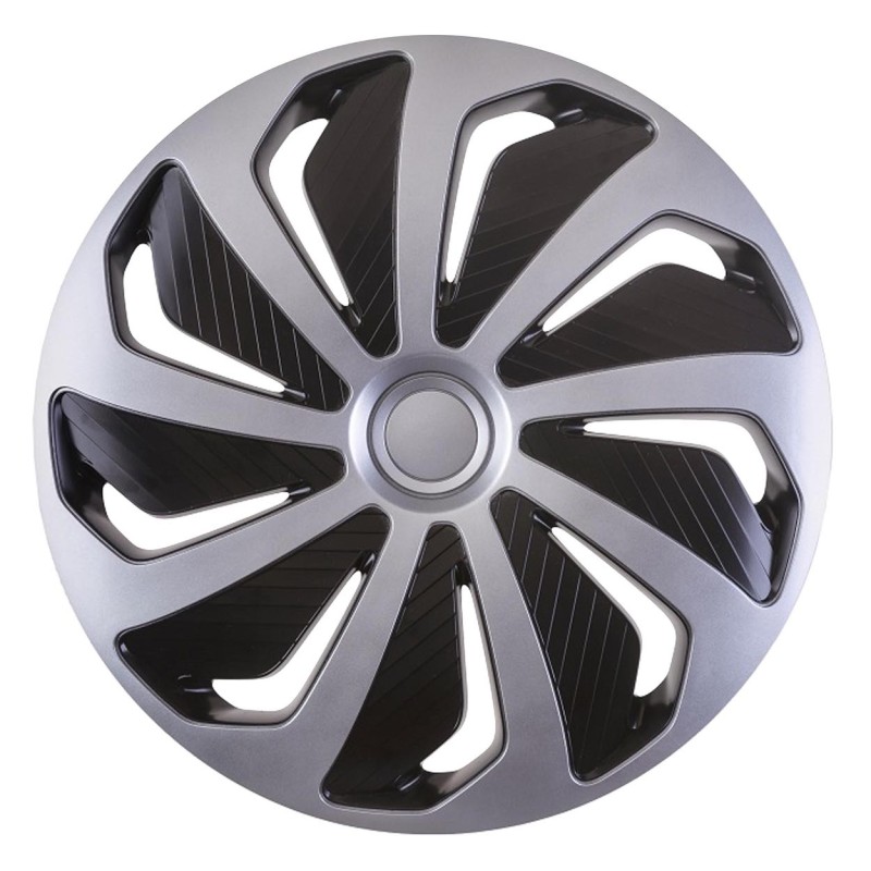 Set 4 capace roti model WIND 16 - SILVER & BLACK - AVX-AM10672 - VERSACO