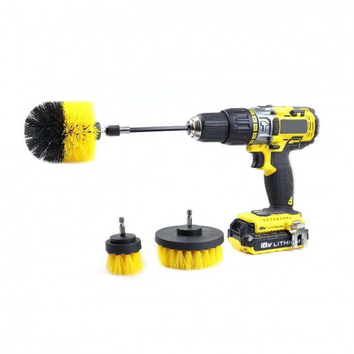 Set 4 piese perii de curatare si slefuire - AVX-AM02592 - AMIO