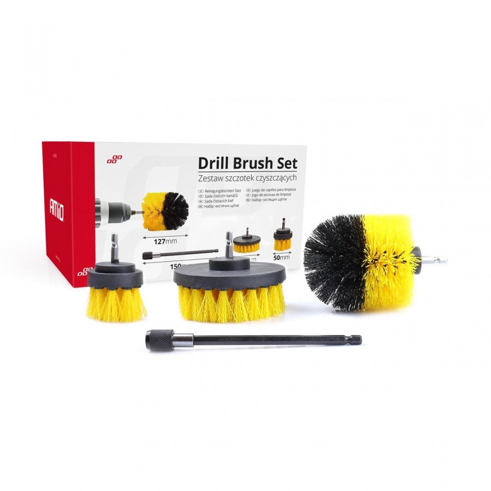 Set 4 piese perii de curatare si slefuire - AVX-AM02592 - AMIO