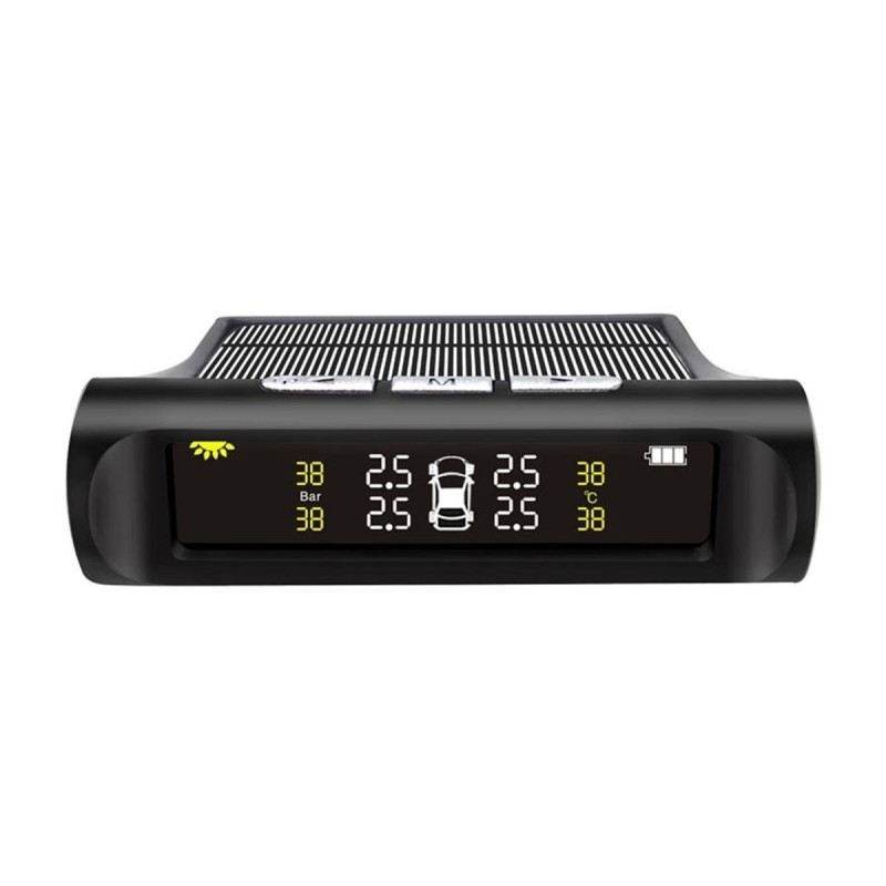 Set 4 senzori de presiune si temperatura anvelope cu afisaj LCD si incarcare Solara, AVX-AG678 - AVX-AG678 - AVEX