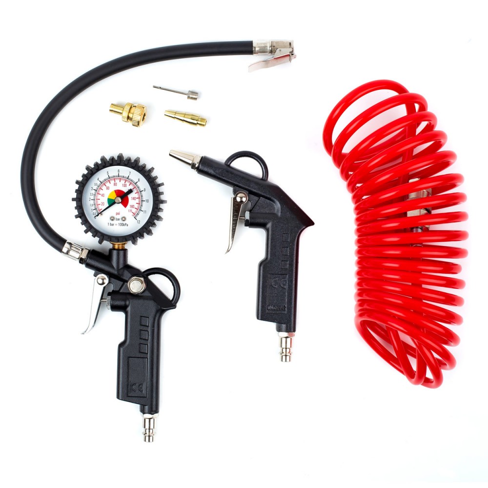 Set 6 piese pentru umflare roti si suflare cabina camion - AVX-AM02624 - AMIO