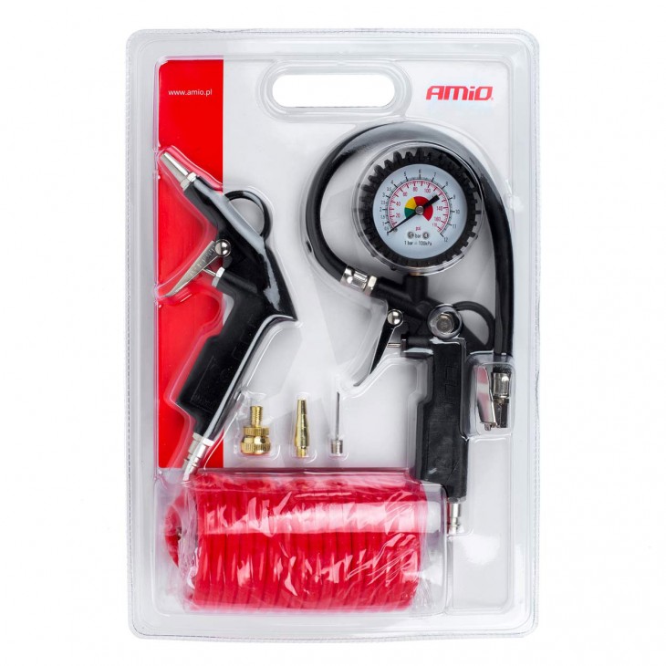 Set 6 piese pentru umflare roti si suflare cabina camion - AVX-AM02624 - AMIO