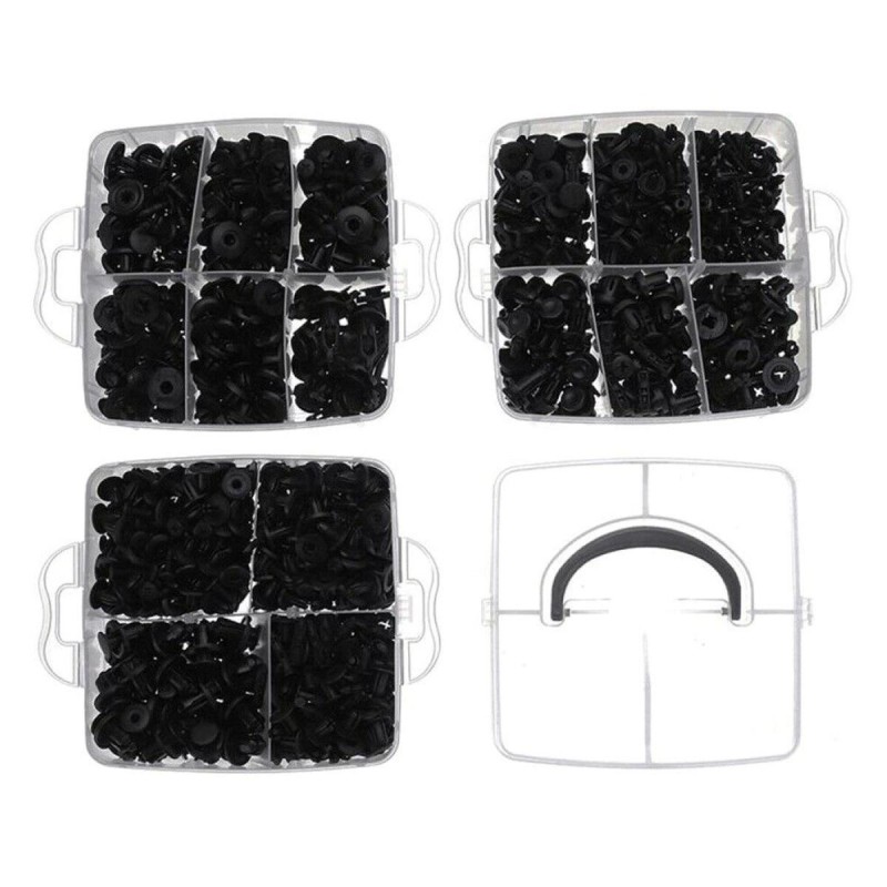 Set 625 clipsuri auto universale pentru montaj cu extractor inclus - AVX-AG741 - AVEX