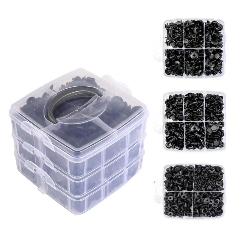 Set 625 clipsuri auto universale pentru montaj cu extractor inclus - AVX-AG741 - AVEX