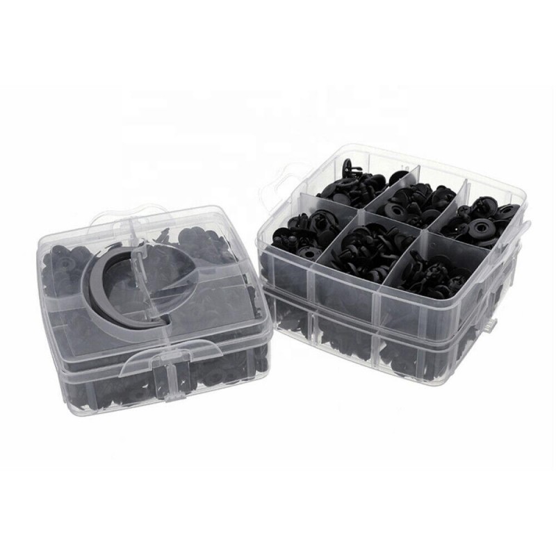 Set 625 clipsuri auto universale pentru montaj cu extractor inclus - AVX-AG741 - AVEX