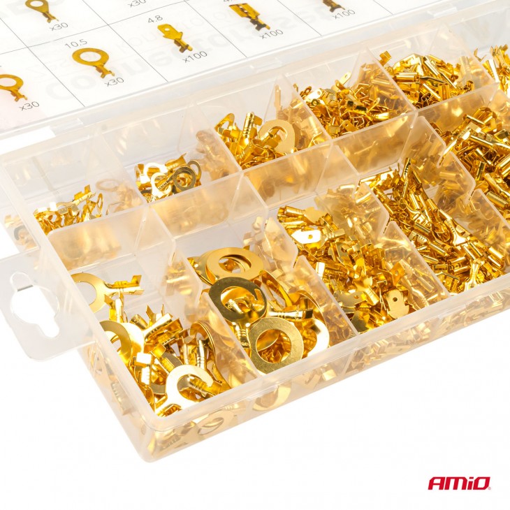 Set 750 conectori terminali pentru circuite electrice - AVX-AM03032 - AMIO