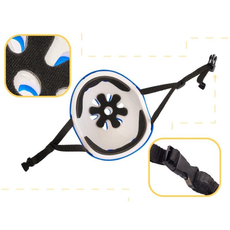 Set Protectie pentru copii, 7 piese, model SKATEBOARD, culoarea Albastra - AVX-KX5613_1 - AVEX