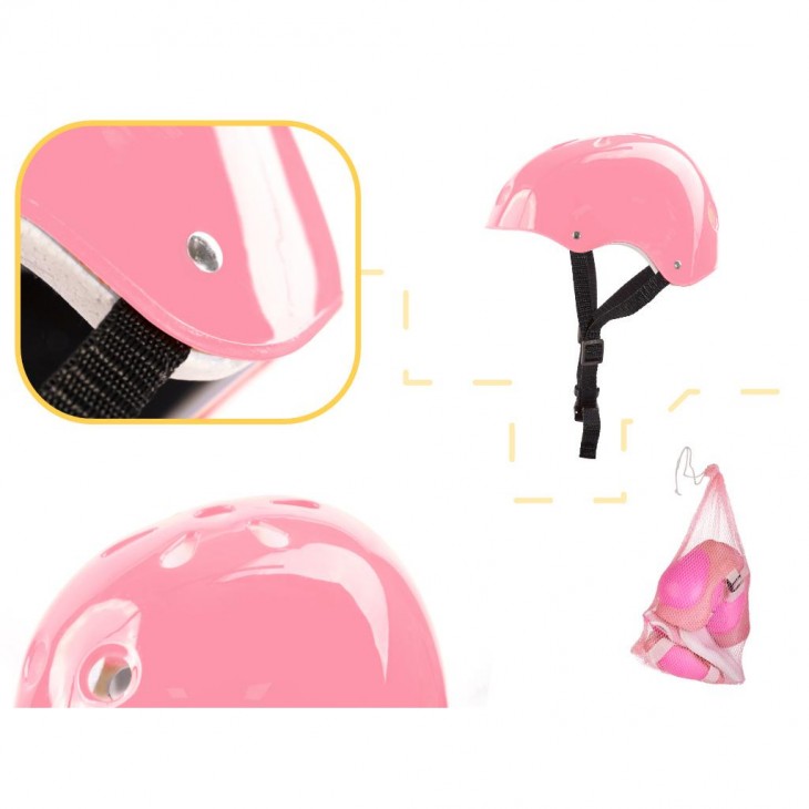 Set Protectie pentru copii, 7 piese, model SKATEBOARD, culoarea Roz - AVX-KX5613_2 - AVEX
