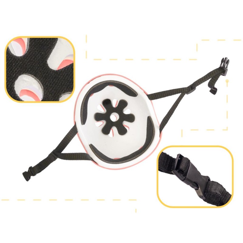 Set Protectie pentru copii, 7 piese, model SKATEBOARD, culoarea Roz - AVX-KX5613_2 - AVEX