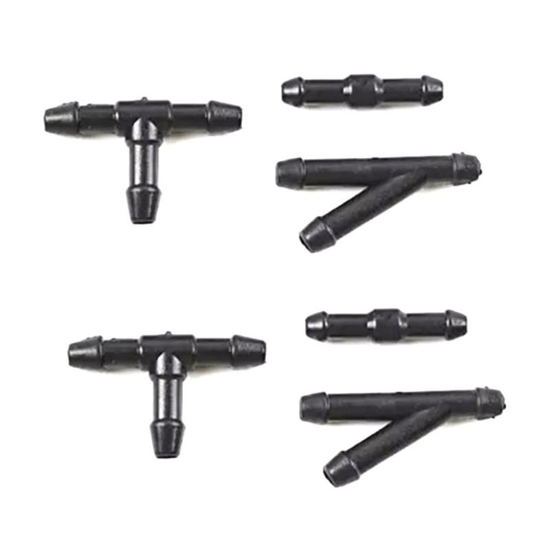 Set Universal cu 2 diuze spalare parbriz + furtunuri si accesorii de montaj - AVX-SET757-758 - AVEX