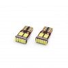 Set becuri auto cu LED CANBUS compatibil T10e W5W 18 SMD Alb 12V, destinat competitiilor auto sau off-road - AVX-AM01286 - AMIO
