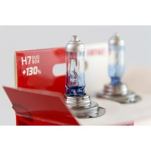 Set becuri cu halogen H7 12V 55W LumiTec LIMITED + 130% DUO BOX, AMIO