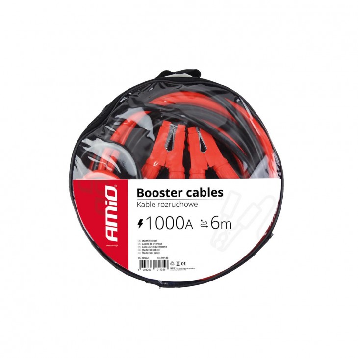 Set cabluri de pornire auto Premium cu clesti, 1000A - 6,0m - AVX-AM01435 - CarCommerce