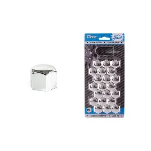 Set capace prezoane 19 mm, culoare Crom, J-TEC
