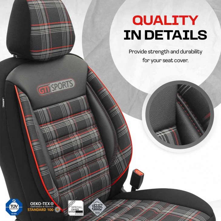 Set huse scaun auto PREMIUM, Universale, nefractionate, OTOM GTI SPORT 801 - AVX-OT00913 - OTOM