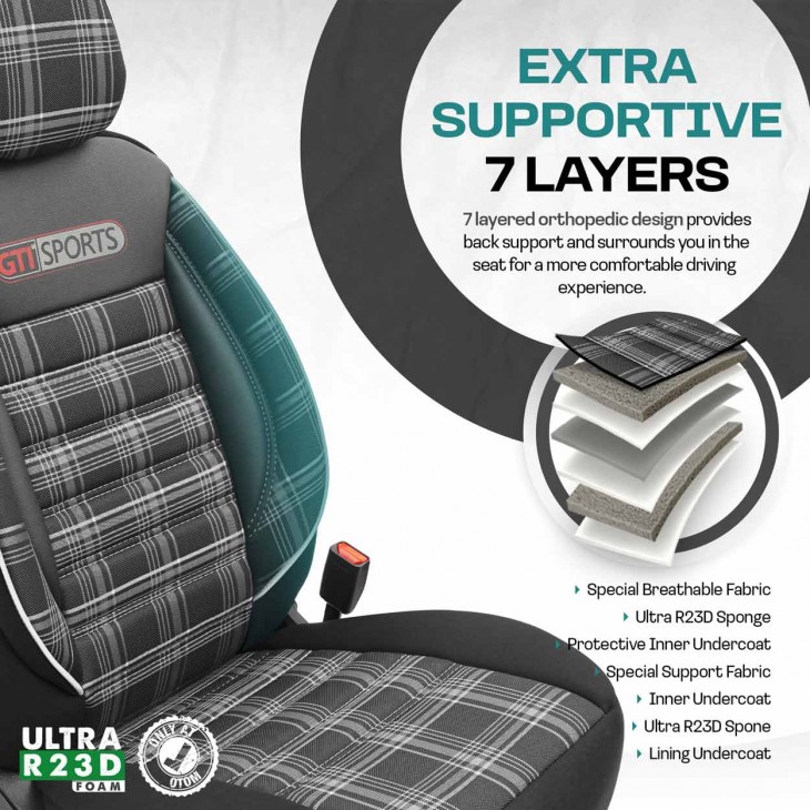 Set huse scaun auto PREMIUM, Universale, nefractionate, OTOM GTI SPORT 807 - AVX-OT00919 - OTOM