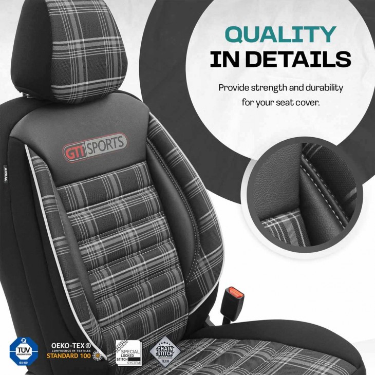 Set huse scaun auto PREMIUM, Universale, nefractionate, OTOM GTI SPORT 807 - AVX-OT00919 - OTOM
