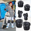 Set pentru copii, 6 x protectii pentru genunchi, coate si incheieturi (bicicleta, role, skateboard, patine) - AVX-KX5069 - AVEX