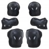 Set pentru copii, 6 x protectii pentru genunchi, coate si incheieturi (bicicleta, role, skateboard, patine) - AVX-KX5069 - AVEX