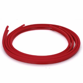 Set protectie jante, calitate Premium, 4 inele din plastic, culoare ROSU - AVX-T2394-1 - AVEX