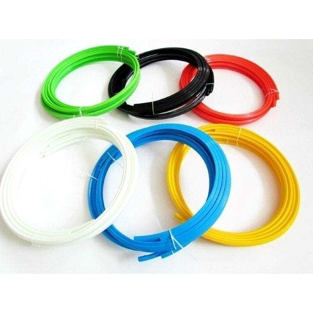 Set protectie jante, calitate Premium, 4 inele din plastic, culoare ROSU - AVX-T2394-1 - AVEX