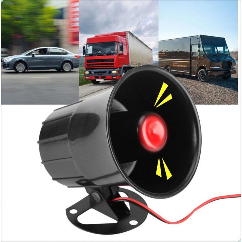 Sirena simpla cu 6 tonuri, alimentare 12V - AVX-T292 - AVEX