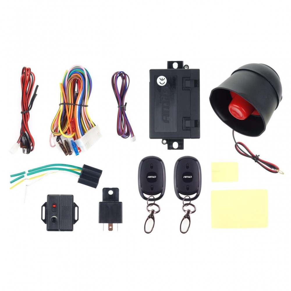 Sistem Alarma Auto Premium CA14 cu 2 telecomenzi - AVX-AM01678 - AMIO