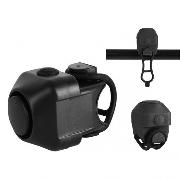 Sonerie electrica pentru biciclete, trotinete, scutere, culoare neagra - AVX-AG496 - AVEX