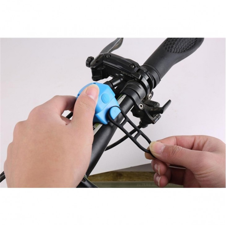 Sonerie electrica pentru biciclete, trotinete, scutere, culoare neagra - AVX-AG496 - AVEX
