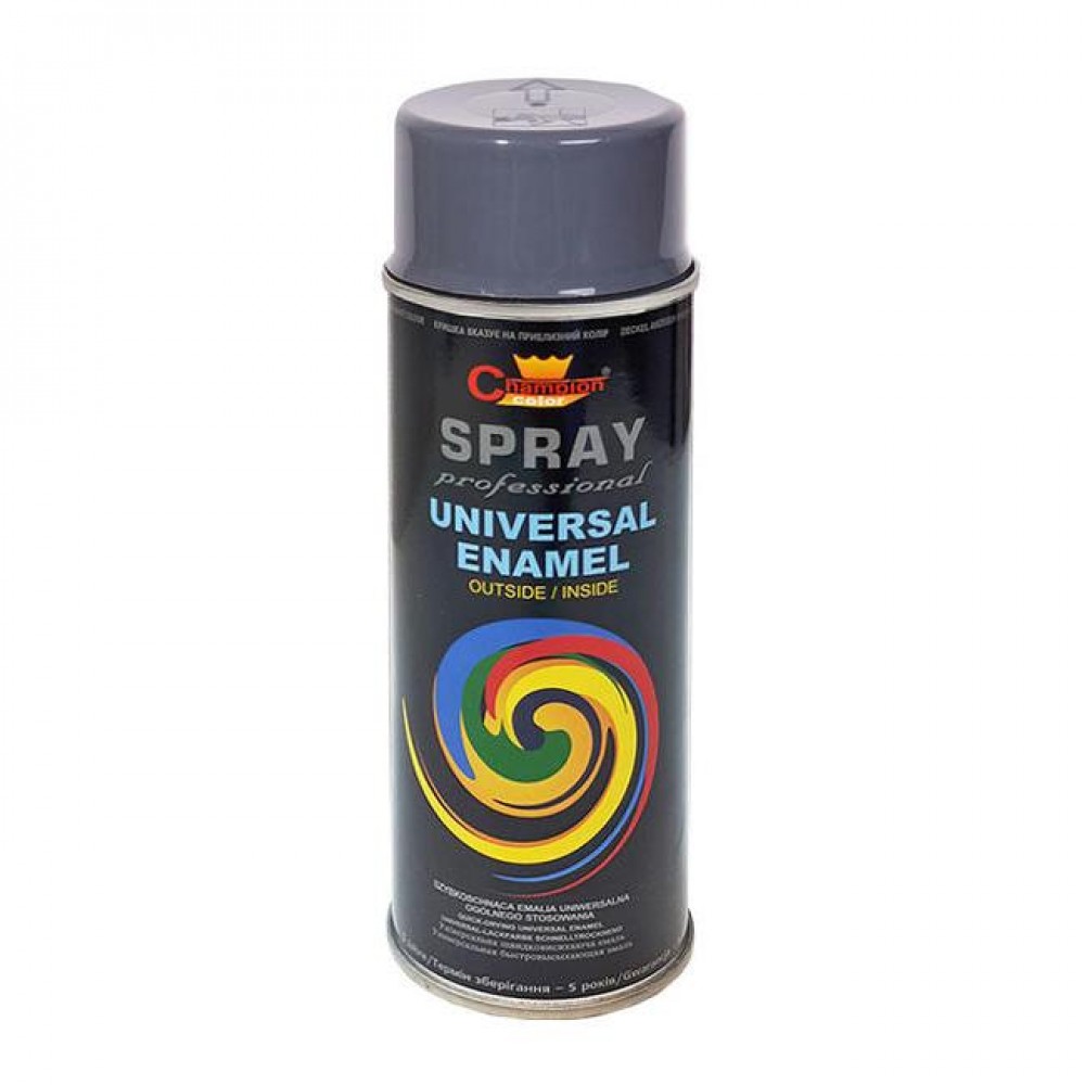 Spray Vopsea 400ml Gri Inchis RAL7024 Champion Color - AVX-CHP048 - CHAMPION COLOR