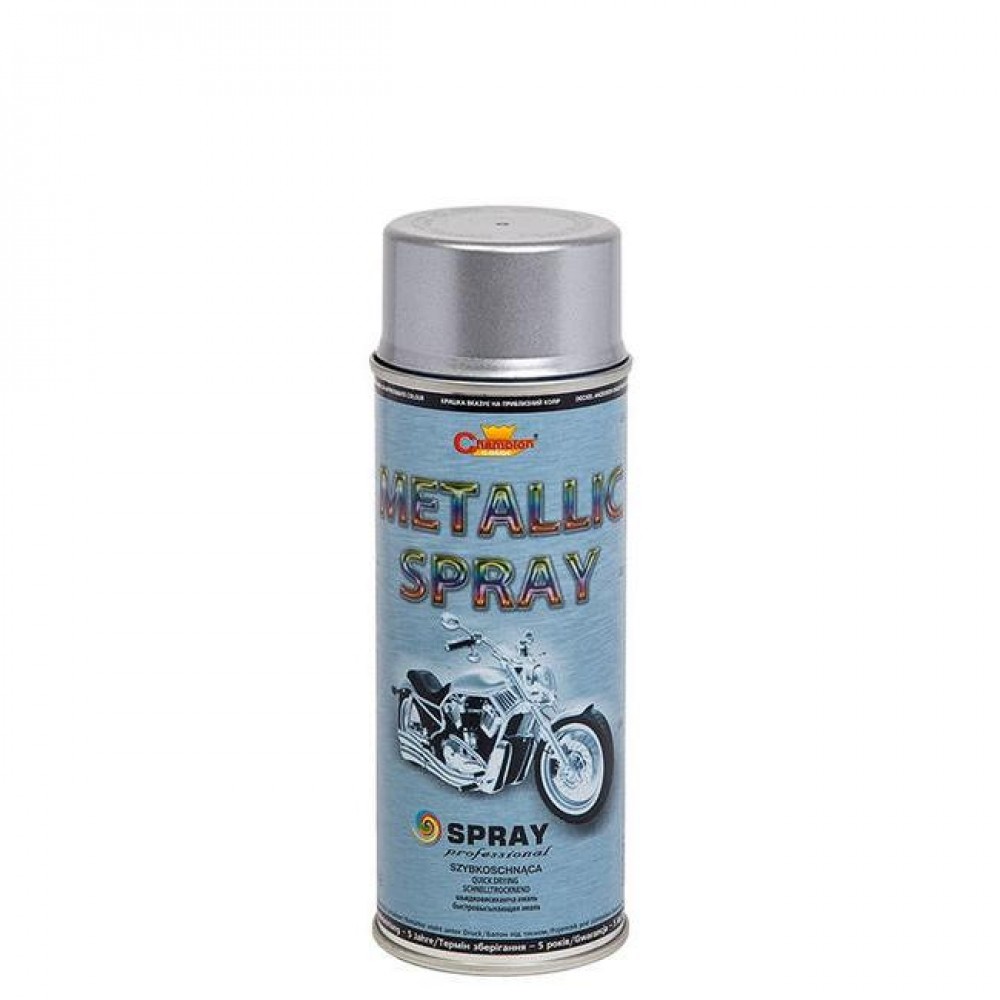 Spray Vopsea 400ml Metalizat Acrilic Argintiu Champion Color - AVX-CHP059 - CHAMPION COLOR
