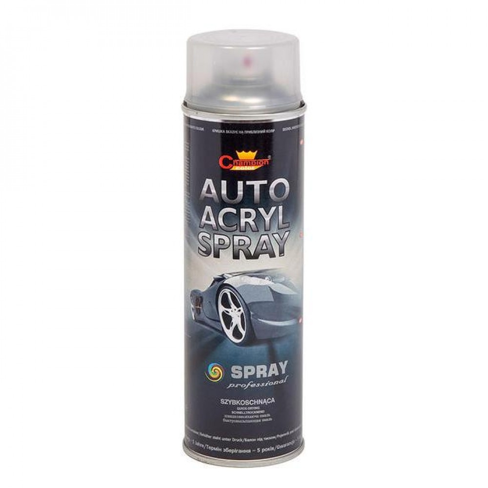 Spray Vopsea 500ml Acrilic Profes. Lac Transparent Champion Color - AVX-CHP094 - CHAMPION COLOR