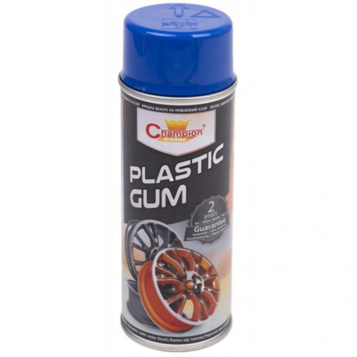 Spray Vopsea Cauciucata pentru Jante, culoare Albastra, 400ml, Champion Color - AVX-280317-1BLUE - AVEX